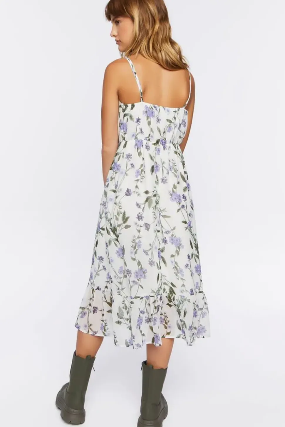 Floral Print Midi Dress