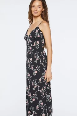 Floral Print Midi Dress