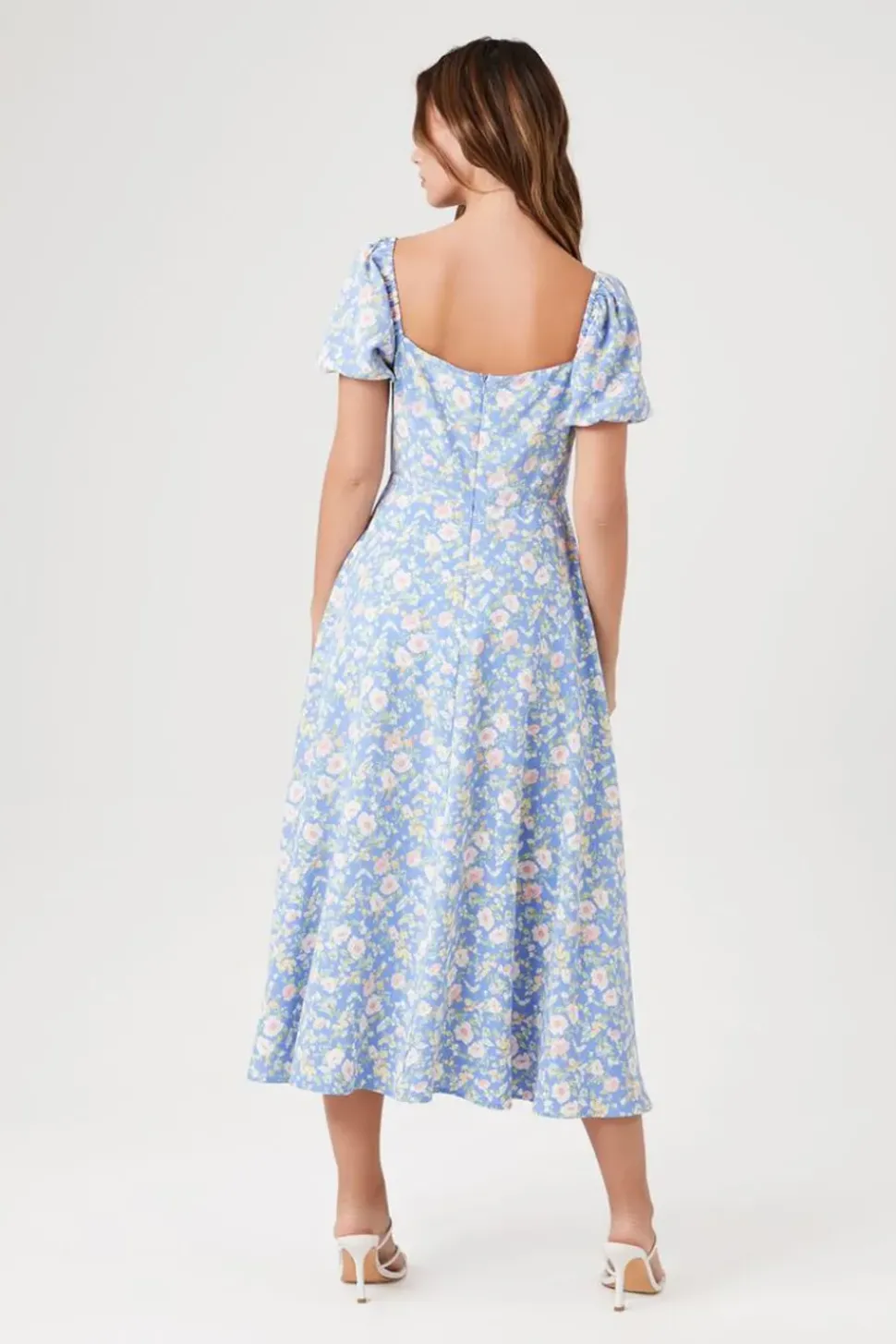 Floral Print Midi Dress