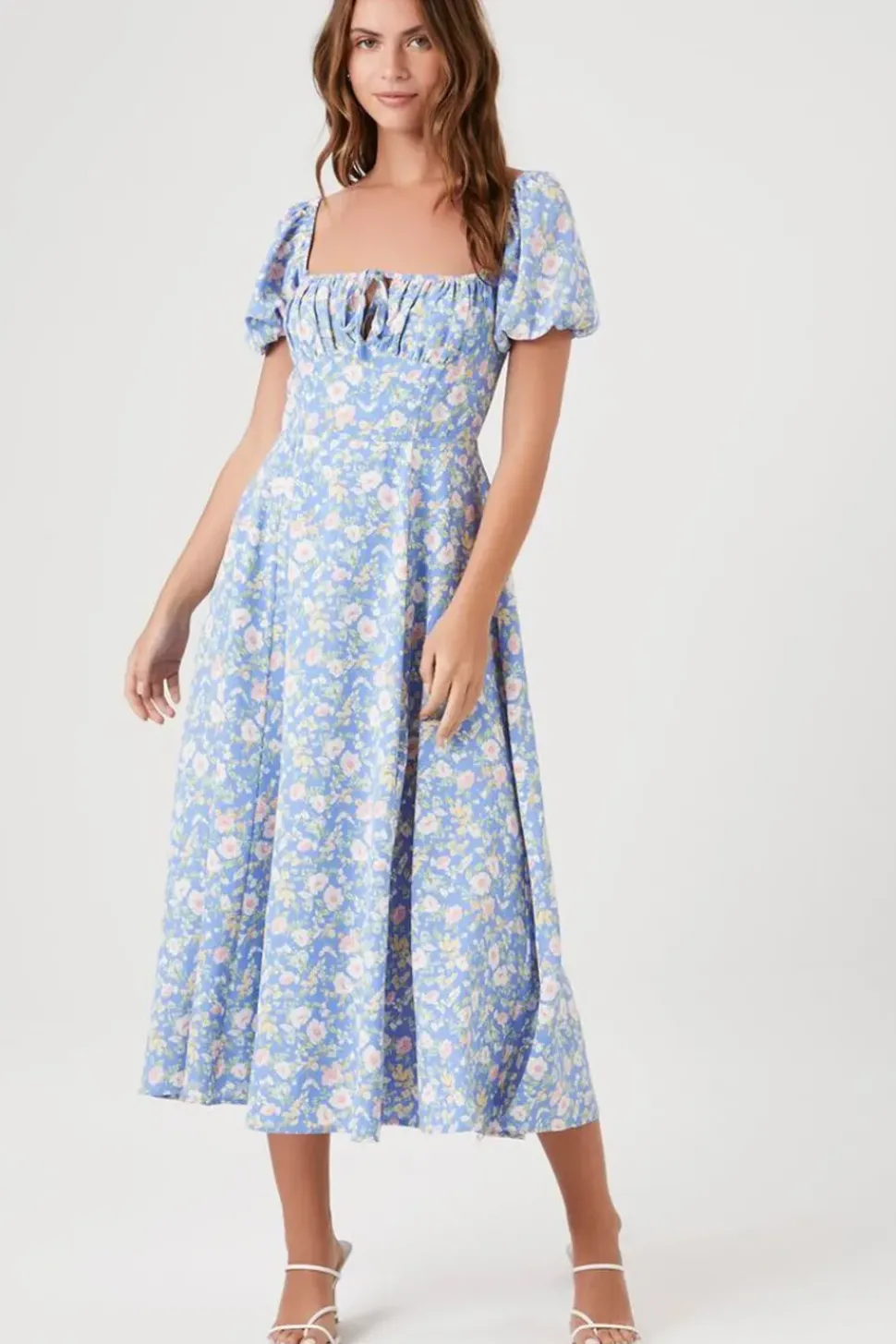 Floral Print Midi Dress
