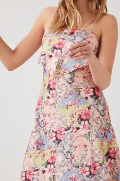 Floral Print Midi Dress