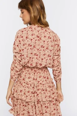 Floral Print Mini Dress