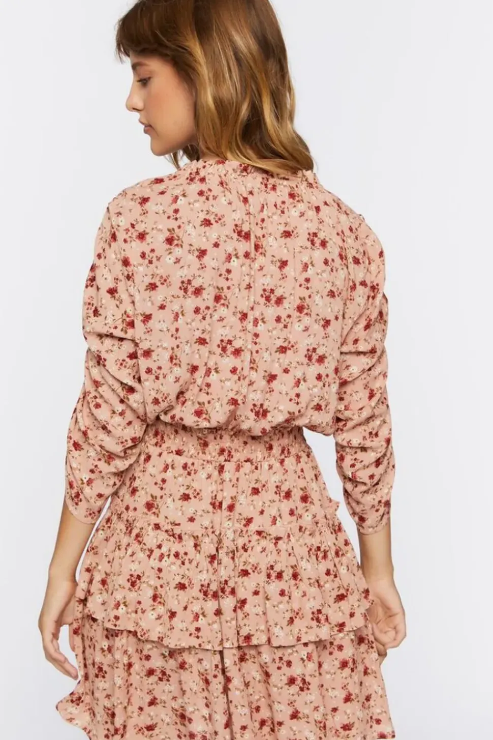 Floral Print Mini Dress