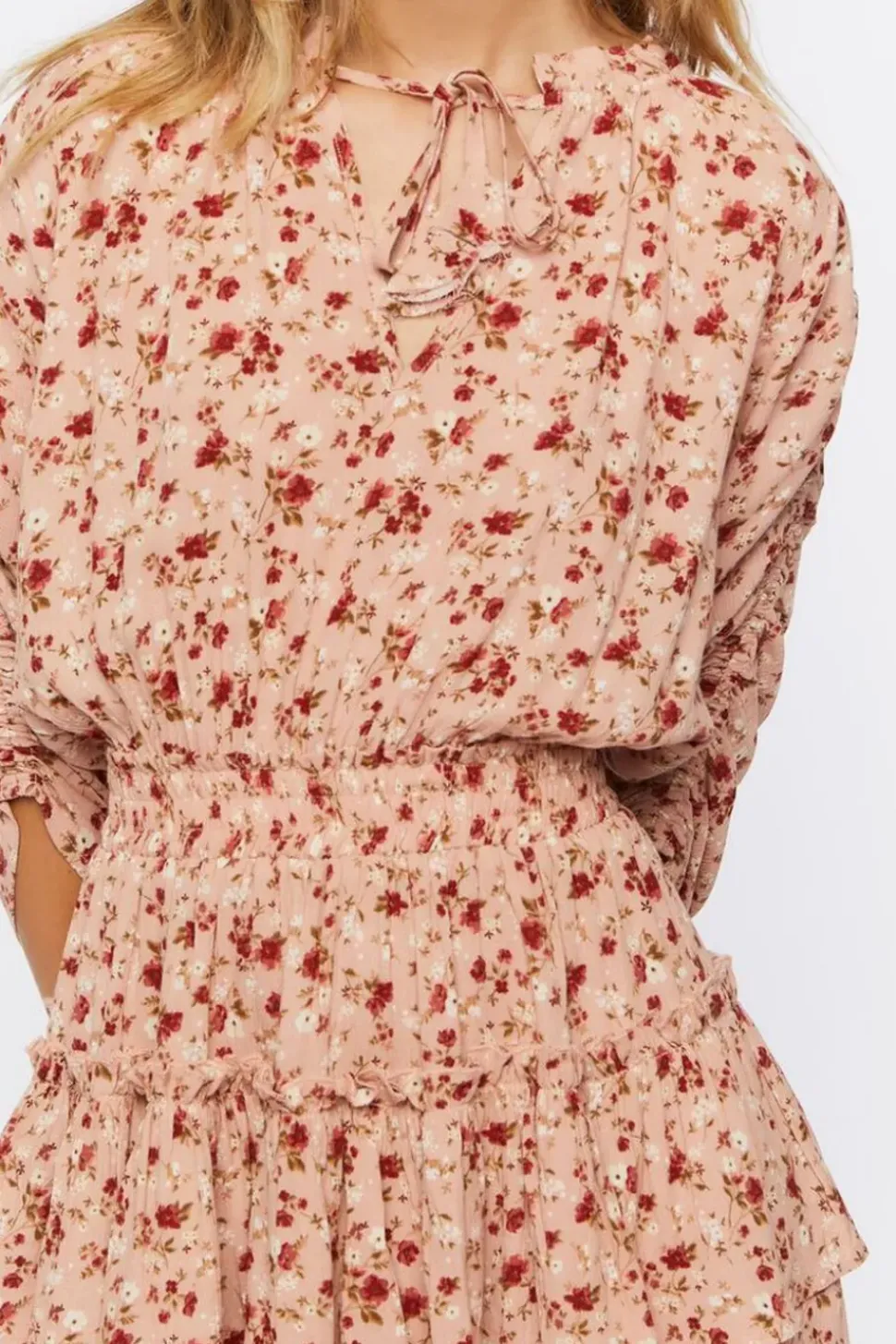 Floral Print Mini Dress