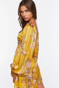 Floral Print Mini Dress