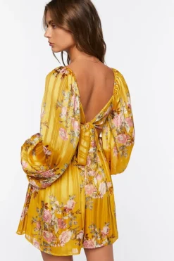 Floral Print Mini Dress