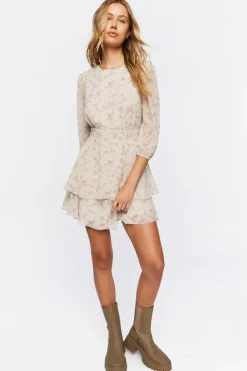 Floral Print Mini Dress