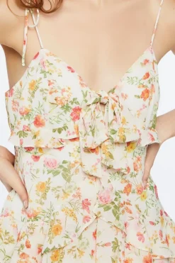 Floral Print Mini Dress