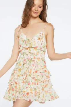 Floral Print Mini Dress