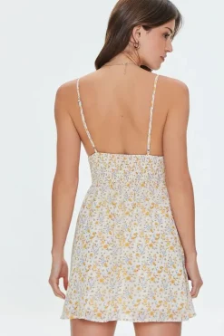 Floral Print Mini Dress