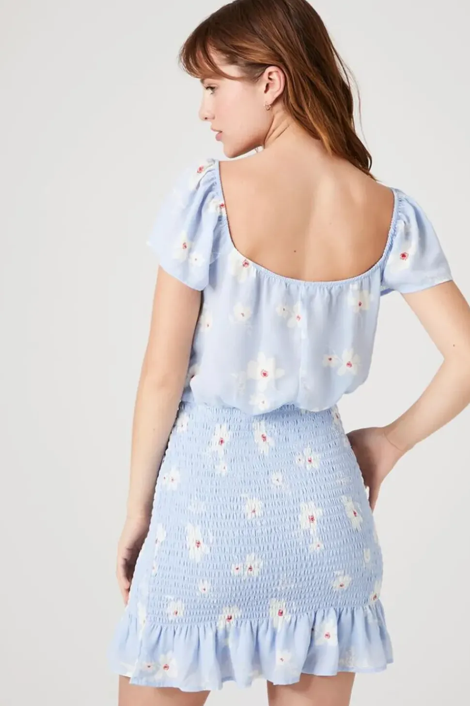 Floral Print Mini Dress