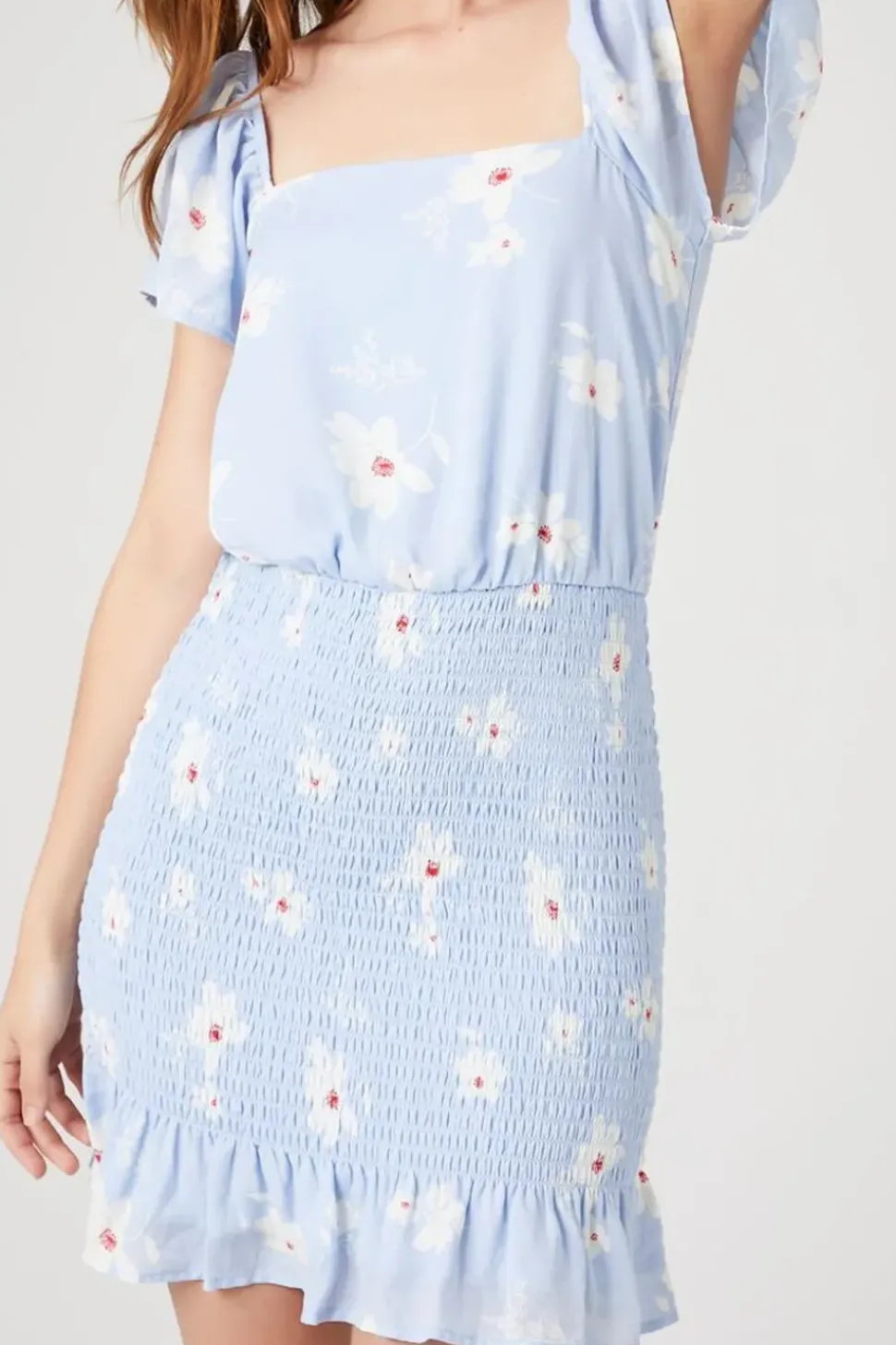 Floral Print Mini Dress