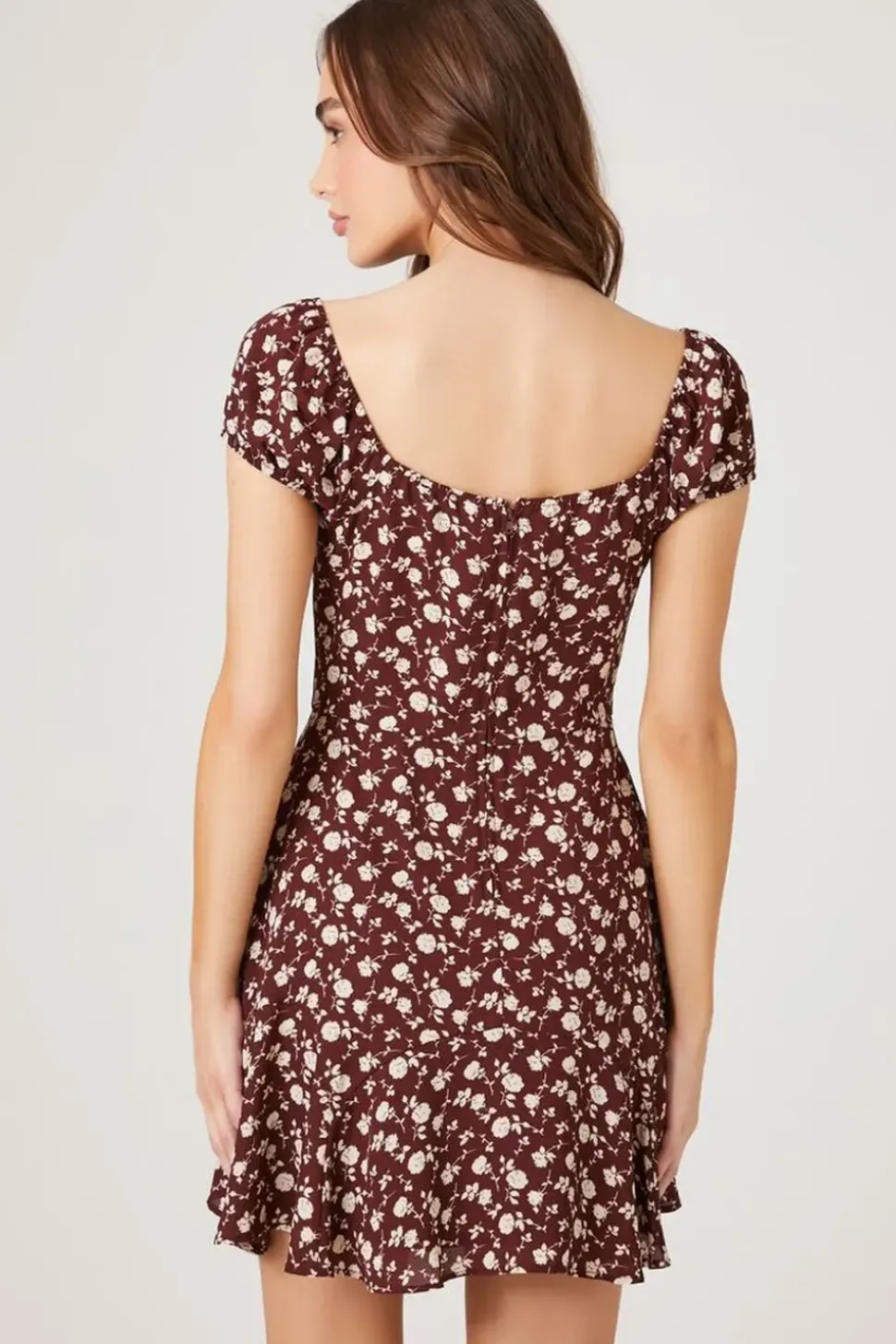 Floral Print Mini Dress