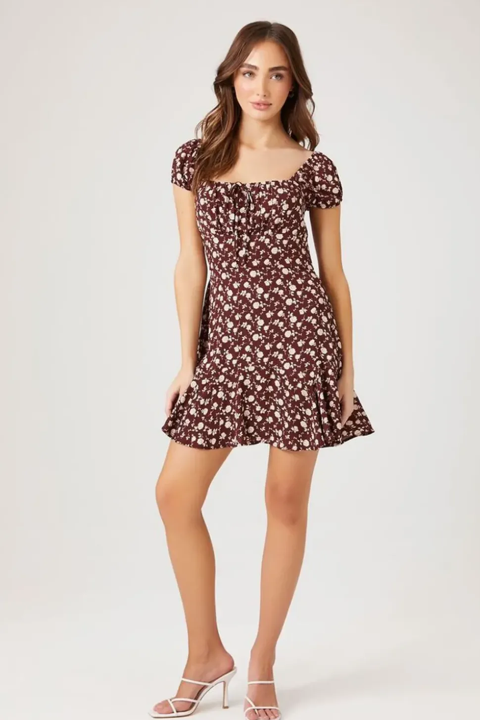 Floral Print Mini Dress