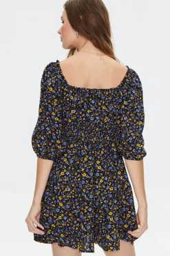 Floral Print Mini Dress