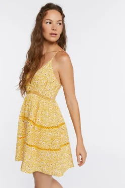Floral Print Mini Dress