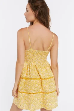 Floral Print Mini Dress
