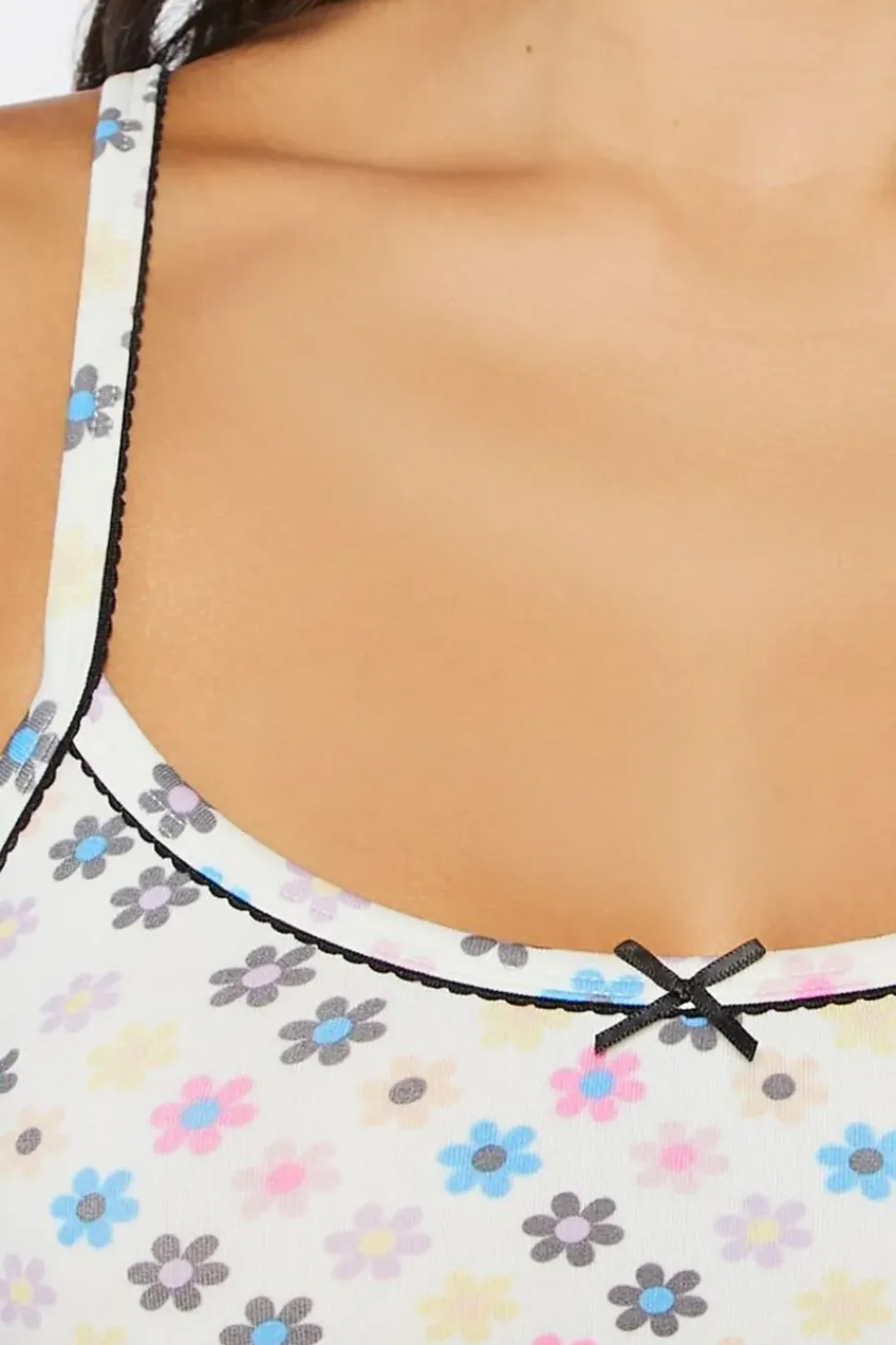 Floral Print Seamless Bralette