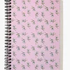 Floral Print Spiral Journal