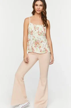 Floral Print Tie-Back Cami