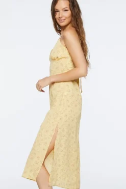 Floral Print Tie-Back Dress