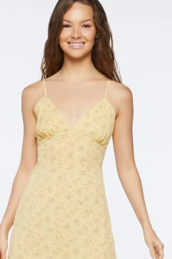 Floral Print Tie-Back Dress