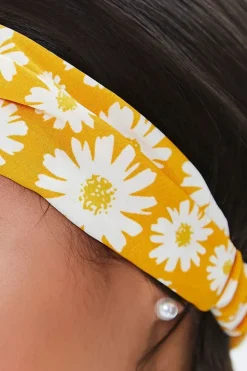 Floral Print Twisted Headwrap
