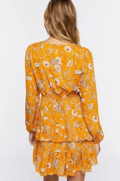 Floral Tiered Mini Dress