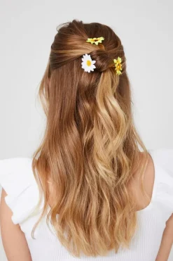 Flower Hair Comb Clip Set