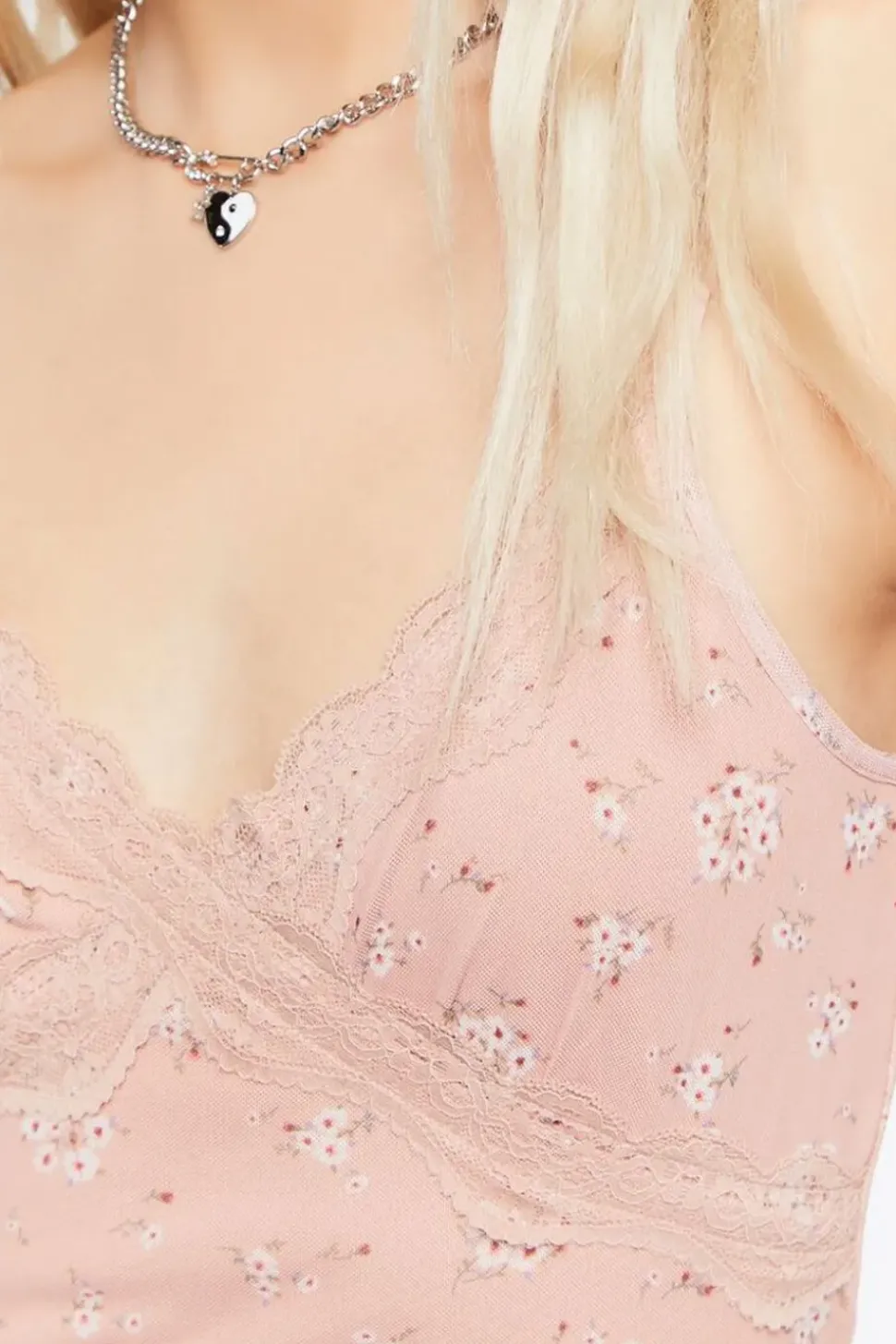 Flower Print Slip Dress