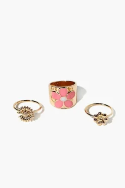 Flower Ring Set