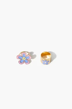 Flower Ring Set