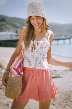 Flowy High-Rise Mini Skirt