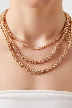 Foxtail Chain Layered Necklace