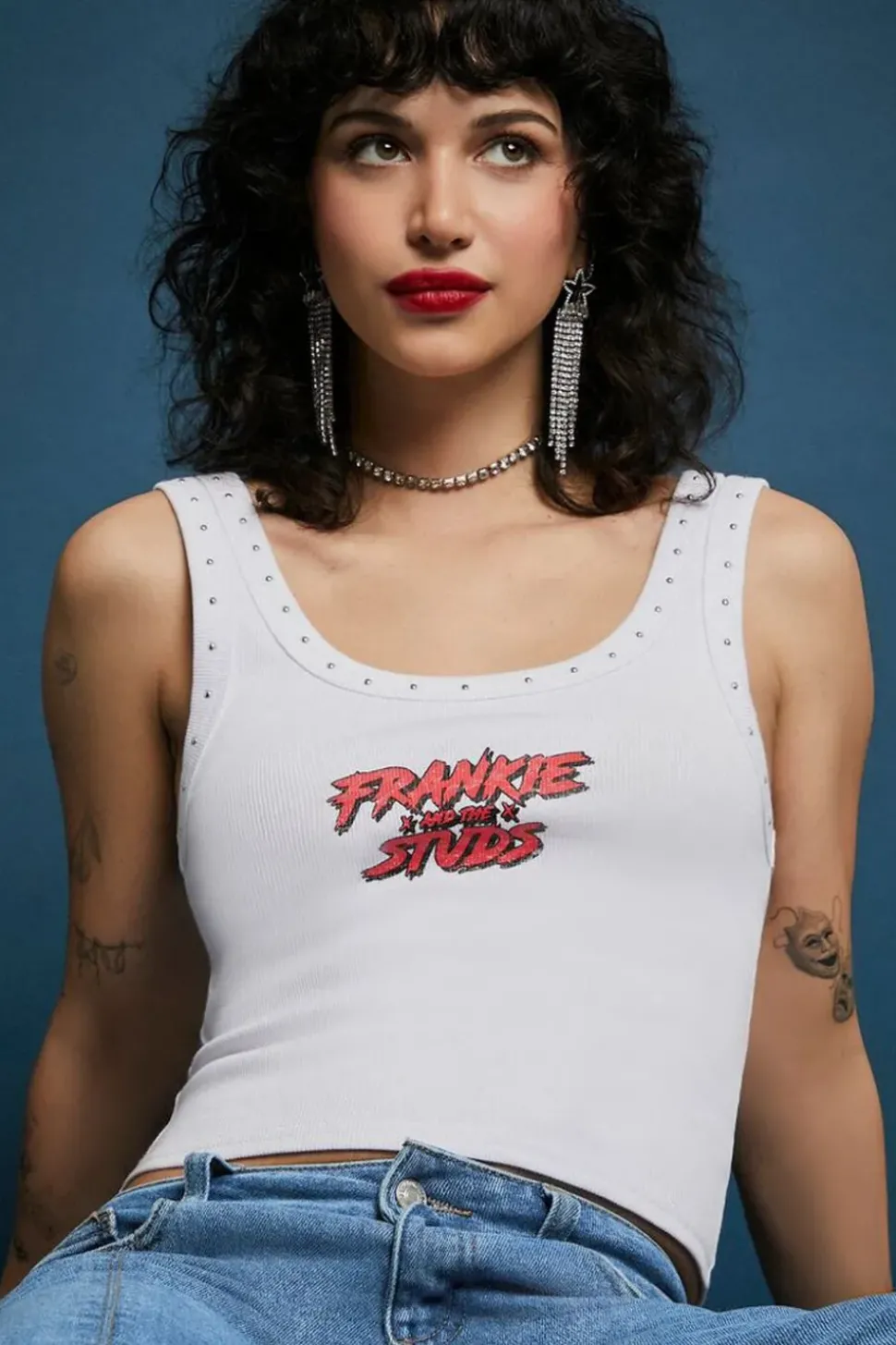 Frankie And The Studs Graphic Tank Top