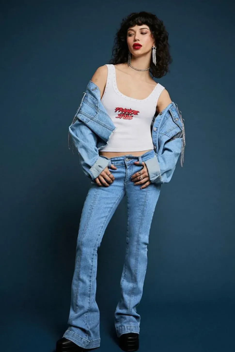 Frankie And The Studs Graphic Tank Top