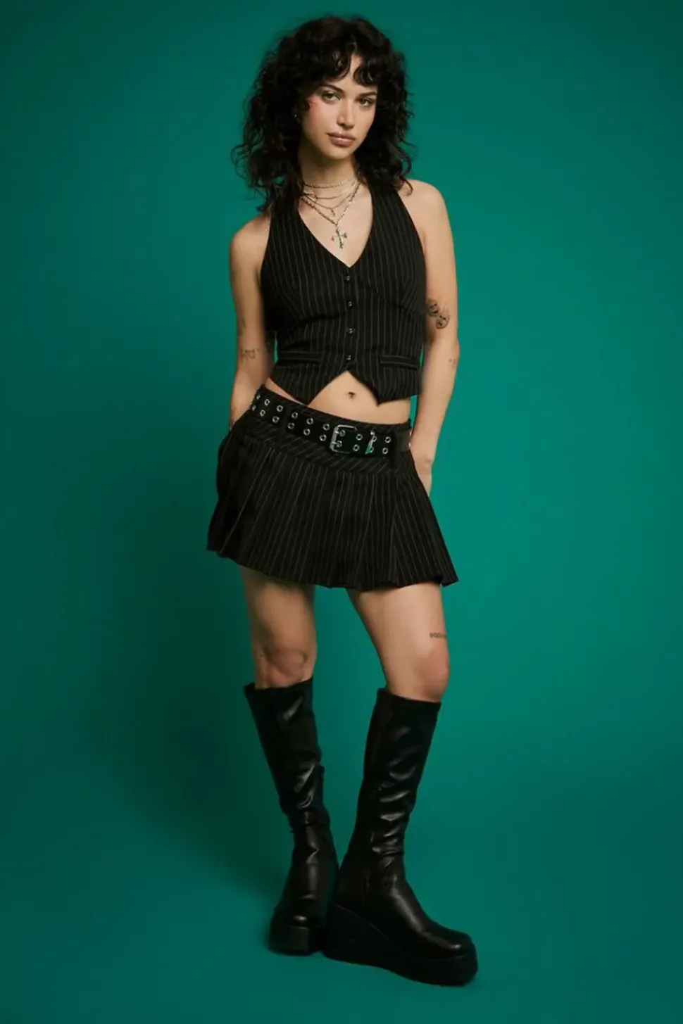 Frankie And The Studs Halter Top