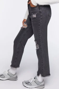 Frayed Boyfriend Jeans