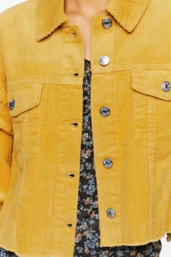 Frayed Corduroy Shacket