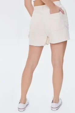 Frayed Corduroy Shorts
