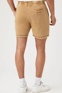 Frayed Drawstring Shorts