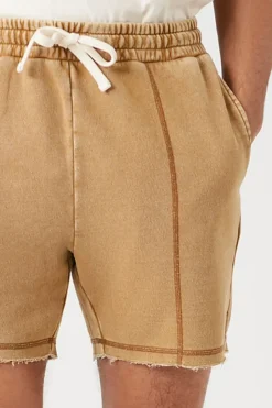 Frayed Drawstring Shorts