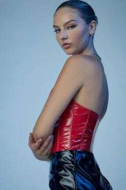Fredericks Of Hollywood Faux Patent Leather Bodysuit