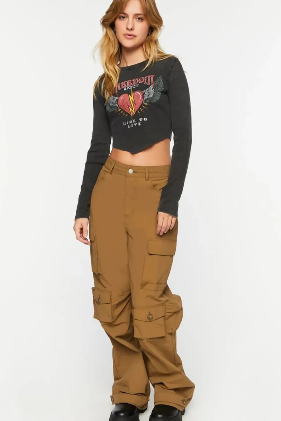 Freedom Spirit Graphic Baby Tee