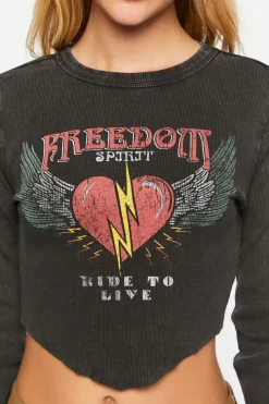 Freedom Spirit Graphic Baby Tee
