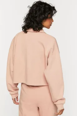 French Terry Cropped Jacket