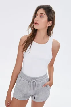 French Terry Drawstring Shorts