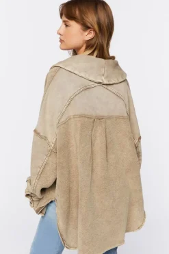 French Terry High-Low Jacket
