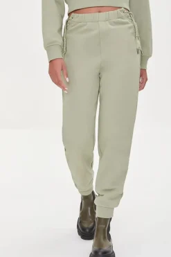 French Terry Lace-Up Joggers