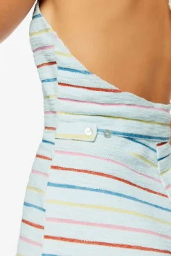 French Terry Striped Romper